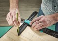 Kątownik nastawny z blokadą Wolfcraft LAMINAT z funkcją wyznaczania linii równoległych 6958000