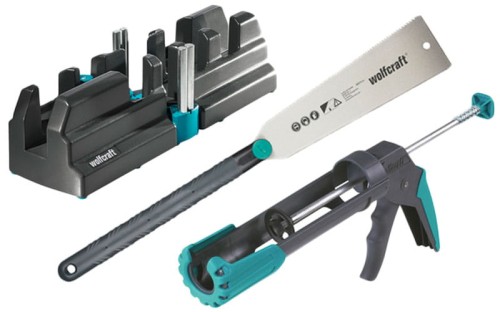 Narzędzia do przycinania i montażu listew Wolfcraft zestaw 3 cz. 6977000