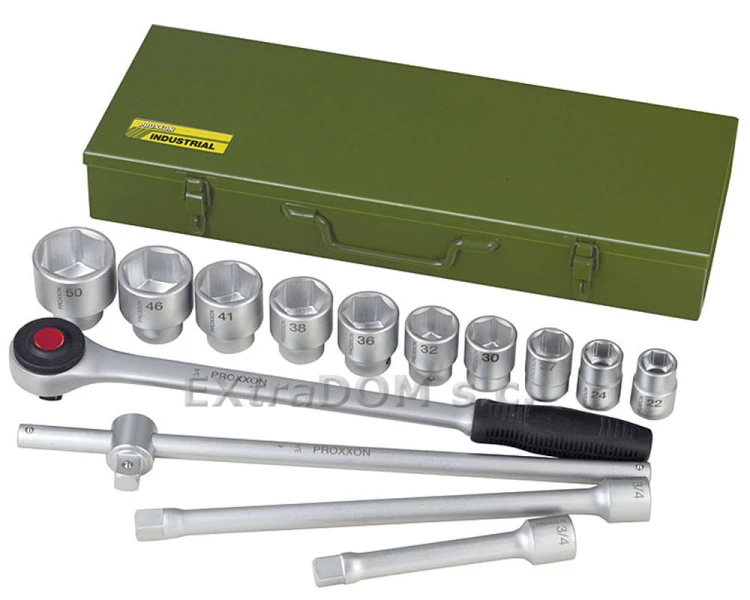 Klucze nasadowe Proxxon 3/4'' zestaw 14 cz. 23300