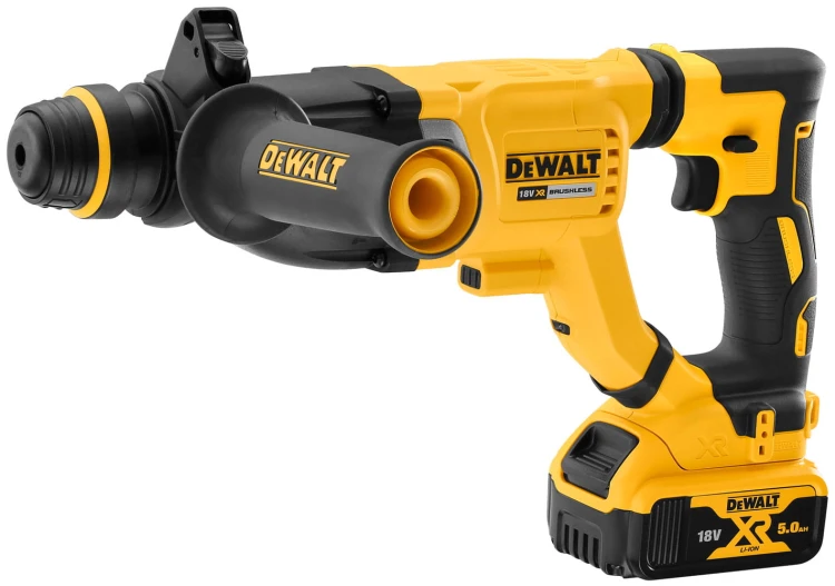 DEWALT akumulatorowa młotowiertarka bezszczotkowa SDS-Plus 18V XR 3,0J akumulator 5,0Ah DCH263P1-QW