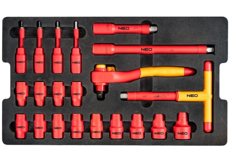 Walizka dla elektryka, zestaw narzędzi w skrzyni Neo Tools 52 cz 01-311