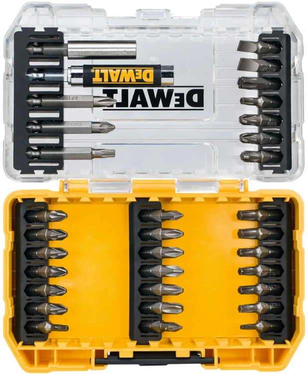Bity DeWalt końcówki do wkrętarki kpl. 33 cz. w mocnej kasecie DT70709