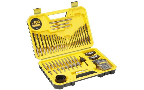 Wiertła bity DeWalt kpl. 100 cz. w walizce DT71563-QZ