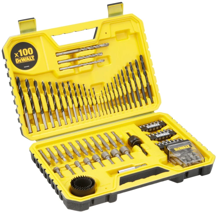 Wiertła bity DeWalt kpl. 100 cz. w walizce DT71563-QZ