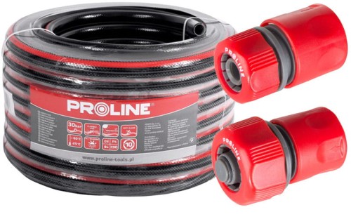 Wąż ogrodowy PREMIUM +2 x szybkozłącze Proline ½” rolka 50 m 4 warstwowy