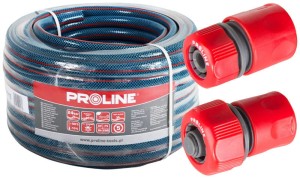 Wąż ogrodowy +2 x szybkozłącze Proline ¾” rolka 30 m 4 warstwowy