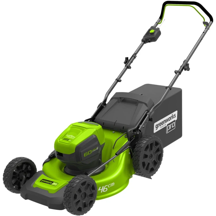 Kosiarka akumulatorowa GREENWORKS 60V 46cm silnik bezszczotkowy zestaw 1 akumulator 4Ah + ładowarka GR2502807UB