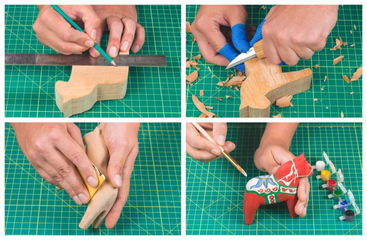 Zestaw do rzeźbienia Hobby – Konik Beaver Craft DIY02