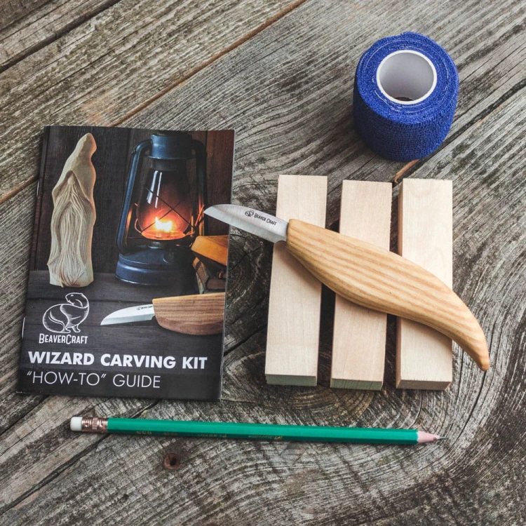 Zestaw do rzeźbienia Hobby – Czarodziej Beaver Craft DIY03