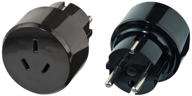 Adapter podróżny Australia i Chiny => EURO z uziemieniem Brennenstuhl