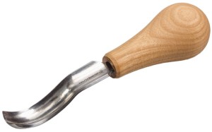 Dłuto do drzeworytu krótkie profilowe wygięte 14mm BeaverCraft P8A/14