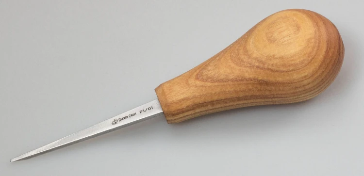 Dłuto do drzeworytu proste płaskie, pojedyncza faza 1mm BeaverCraft P1/01