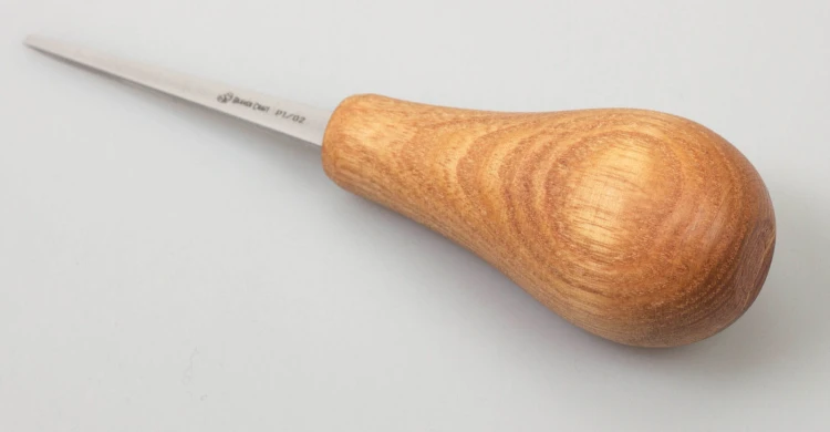 Dłuto do drzeworytu proste płaskie, pojedyncza faza 2mm BeaverCraft P1/02