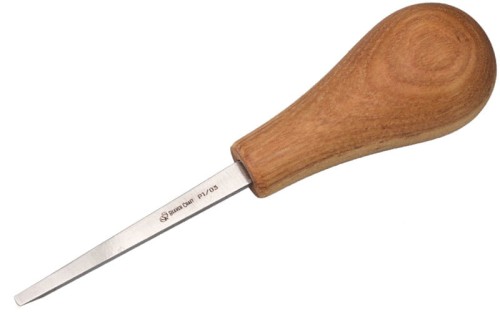 Dłuto do drzeworytu proste płaskie, pojedyncza faza 3mm BeaverCraft P1/03