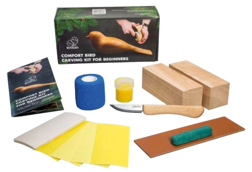 Zestaw do rzeźbienia Hobby – Ptaszek BeaverCraft DIY01