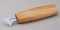 Mały nóż snycerski do rzeźby geometrycznej, ostrze proste BeaverCraft C10s