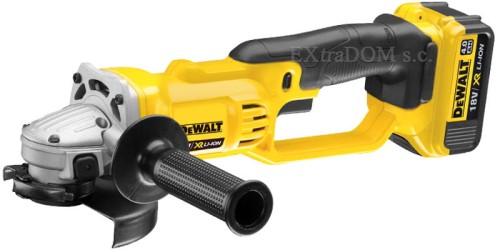DEWALT akumulatorowa szlifierka kątowa 18V 125mm XR 7000 obr/min Li-Ion 4,0Ah DCG412M2-QW