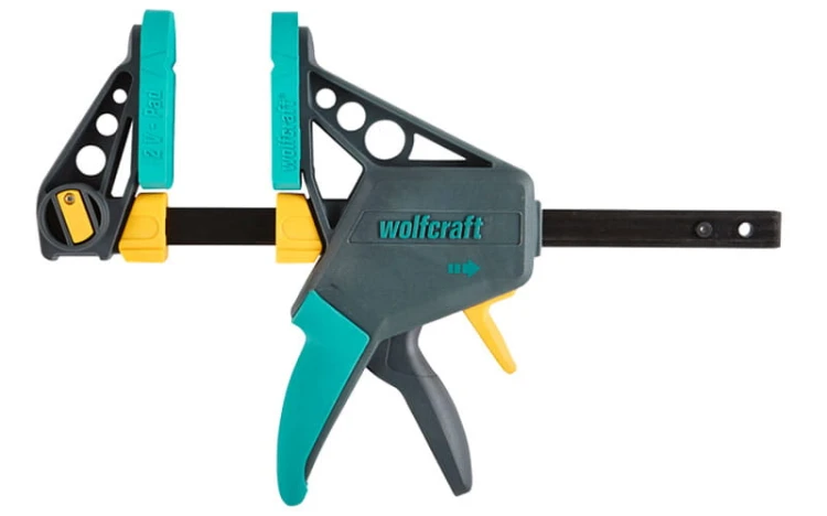 Ścisk stolarski jednoręczny EHZ PRO 100 firmy Wolfcraft 150mm 3030000