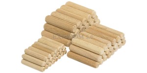 Kołki połączeniowe drewniane śr.8x40mm opk 40 szt Wolfcraft 2908000