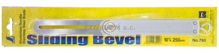 Kątownik nastawny 10” stal nierdzewna i aluminium Shinwa 33921