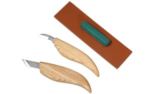 Zestaw do ryzowania, 2 noże + akcesoria do polerowania BeaverCraft S04