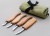 Podstawowy zestaw 4 noży do rzeźbienia, w etui z materiału Beaver Craft BCS07