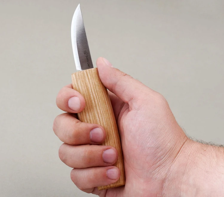 Podstawowy zestaw 4 noży do rzeźbienia w etui z materiału Beaver Craft BCS07