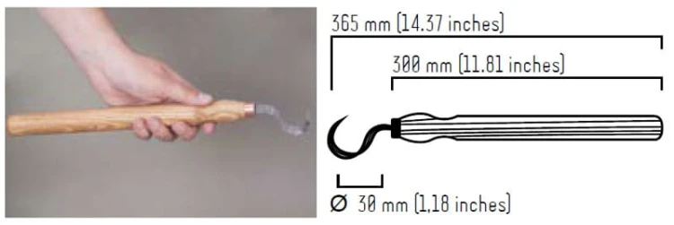 Zestaw 4 noży do rzeźbienia łyżek, kuks, misek Beaver Craft S11