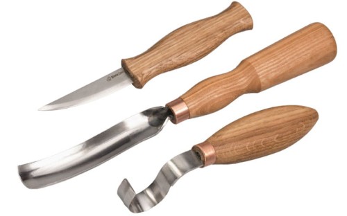 Zestaw 3 narzędzi do rzeźbienia łyżek BeaverCraft S14