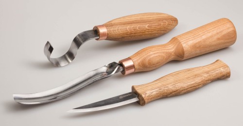 Zestaw 3 narzędzi do rzeźbienia łyżek BeaverCraft S14