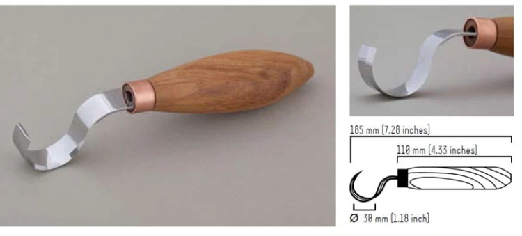 Zestaw 3 narzędzi do rzeźbienia łyżek BeaverCraft S14