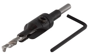 Nawiertak z fazownikiem ø3,5mm-5mm wiertło do konfirmatów Wolfcraft 2500000