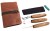 estaw 3 narzędzi do rzeźbienia łyżek BeaverCraft z akcesoriami w etui ze skóry S14X