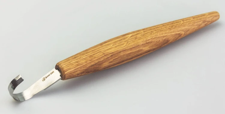Zestaw 3 narzędzi do rzeźbienia łyżek BeaverCraft z akcesoriami w etui ze skóry S14X
