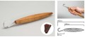 Zestaw 3 narzędzi do rzeźbienia łyżek BeaverCraft z akcesoriami w etui ze skóry S14X