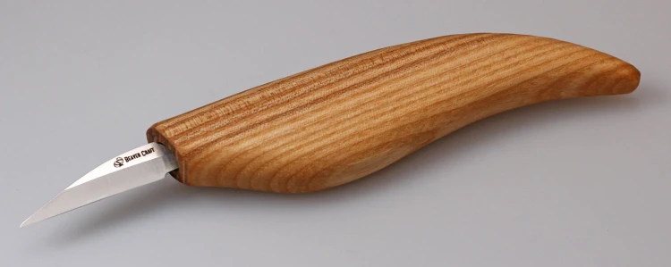 Zestaw 8 noży do rzeźbienia BeaverCraft z akcesoriami do ostrzenia, etui ze skóry S18X