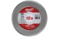 Tarcza do metalu Milwaukee 125X1 PRO+ 10 szt. w metalowym opakowaniu 4932478998