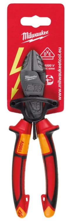 Szczypce do cięcia bocznego Milwaukee Heavy Duty VDE 1000V 180mm 4932464569