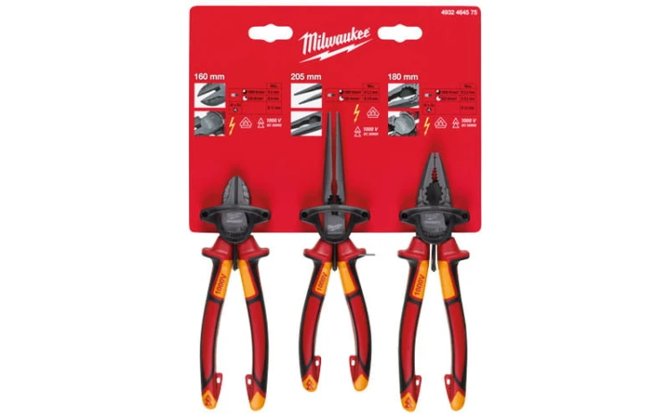 Zestaw szczypiec izolowanych Milwaukee VDE 3 szt. Milwaukee 4932464575