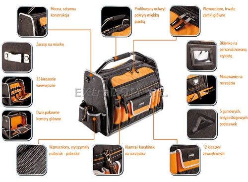  Torba narzędziowa monterska Neo Tools 84-301
