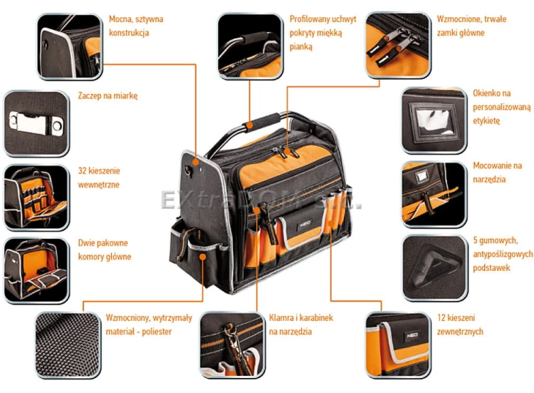  Torba narzędziowa monterska Neo Tools 84-301