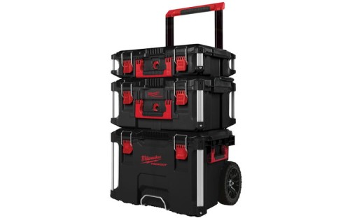 Mobilny warsztat - zestaw skrzyń Milwaukee PACKOUT 123 4932464244