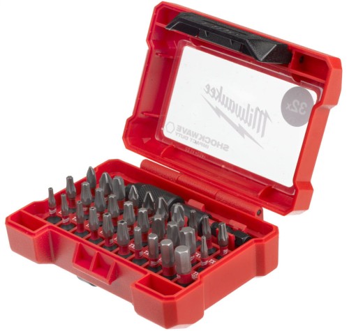 Bity udarowe Milwaukee Shockwave Impact Duty zestaw 32 szt. 4932464240