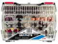 Akcesoria do mikro szlifierki, wiertarki GRAPHITE kpl. 286 szt 55H085