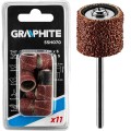 Taśma szlifierska na sztyfcie 12,7 mm Graphite kpl. 11 cz. 55H070