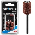 Taśma szlifierska na sztyfcie 6,3 mm Graphite kpl. 11 cz. 55H069