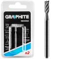 Frez precyzyjny cylindryczny 3,2 mm HSS Graphite kpl. 2 szt. 55H062