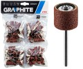 Taśma szlifierska na sztyfcie 12,7 mm Graphite kpl. 102 cz. MIX gradacji 55H077