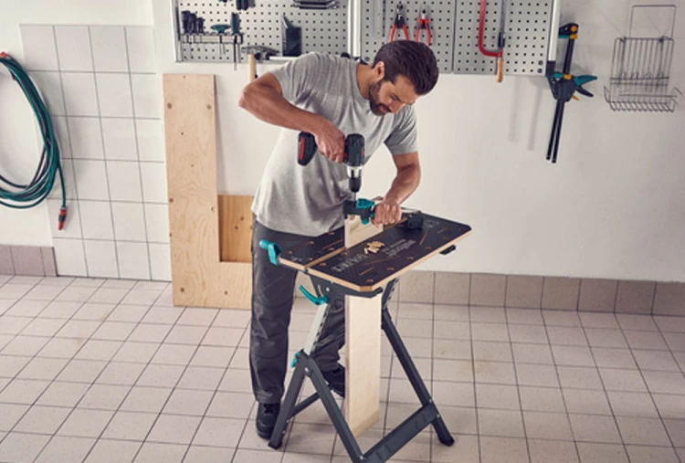 Wolfcraft Stół zaciskowo - maszynowy Master 750 ERGO 3w1 z regulacją wysokości 6871000