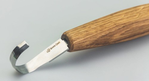 Nóż do łyżek 30mm z długą rękojeścią, ostrze obustronne BeaverCraft SK5R + GRATIS